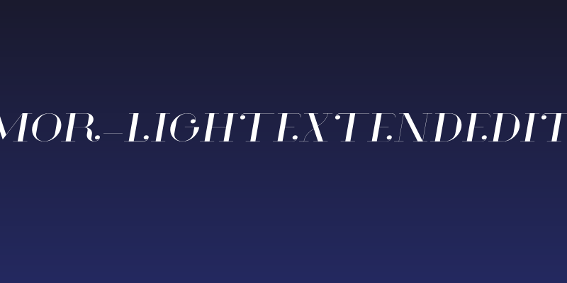Glamor-LightExtendedItalic Social Header
