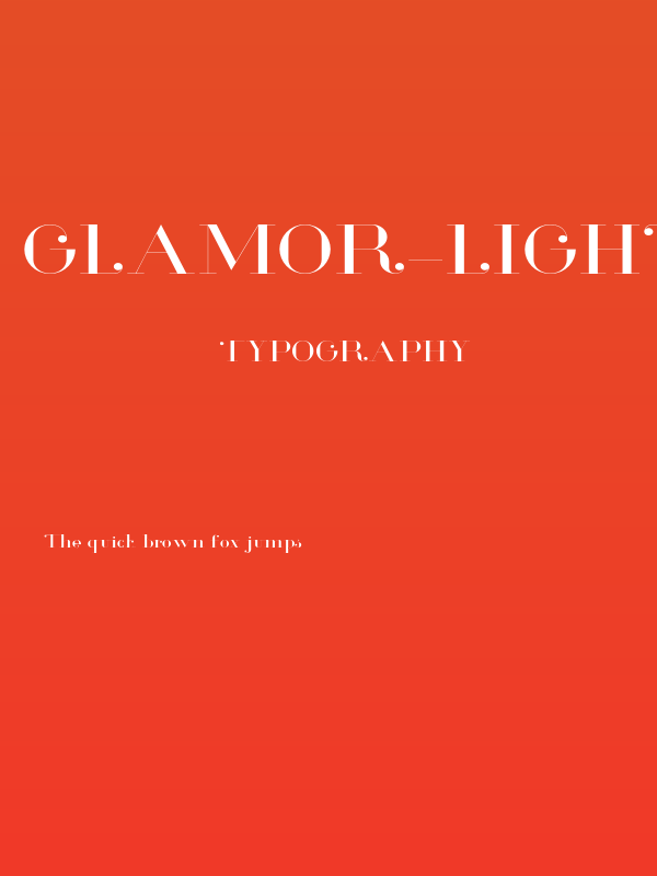 Glamor-LightExtended Poster