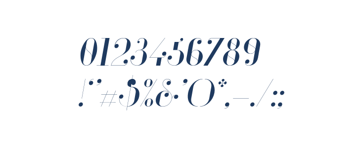 Glamor-LightItalic Other Characters