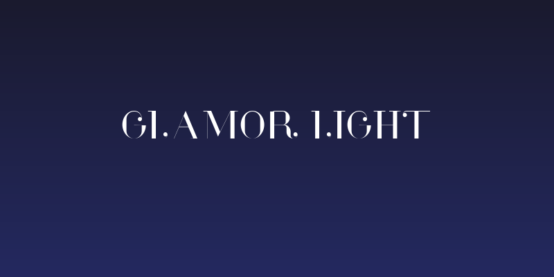 Glamor Light Social Header