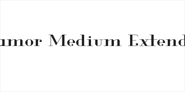 Glamor Medium Extended Logo