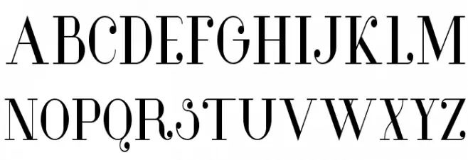 Glamor-MediumCondensed Schriftart Groß