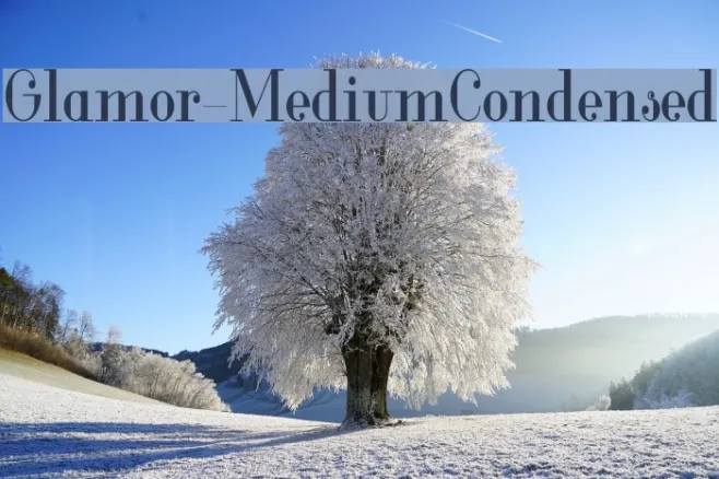 Glamor-MediumCondensed Example 2