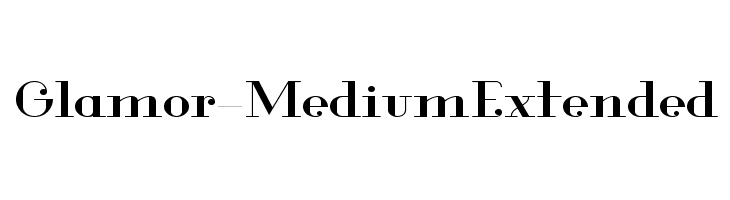 Glamor-MediumExtended Fuentes