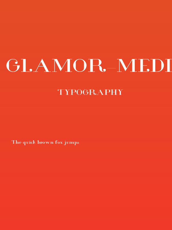 Glamor-MediumExtended Poster