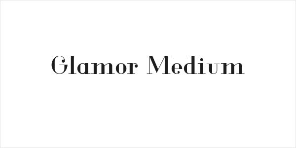 Glamor Medium Logo