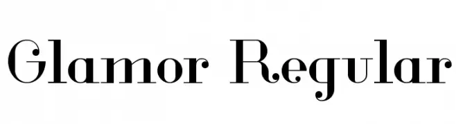 Glamor Regular  フリーフォントのダウンロード