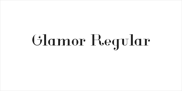 Glamor Regular Logo