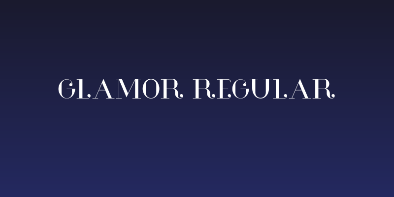 Glamor Regular Social Header