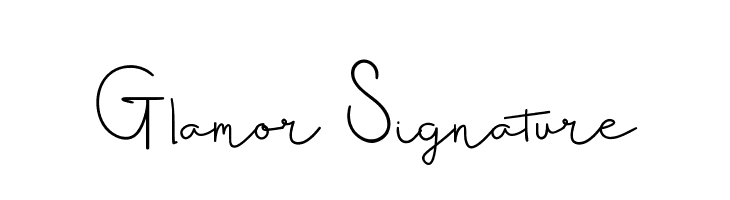Glamor Signature  免费字体下载