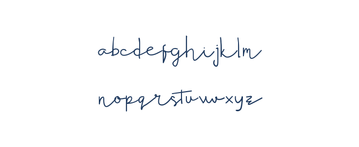 Glamor Signature Lowercase