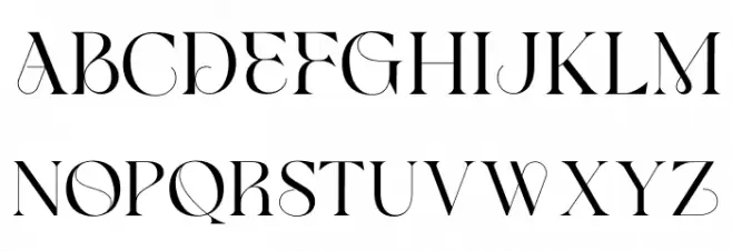 Glamore Schriftart Groß
