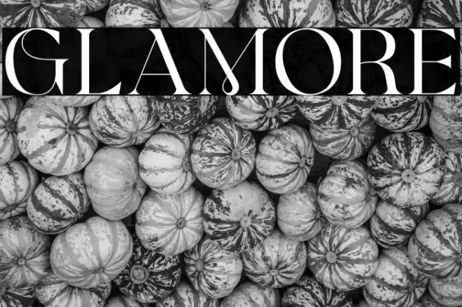 Glamore Font examples