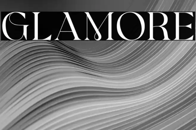 Glamore Font examples