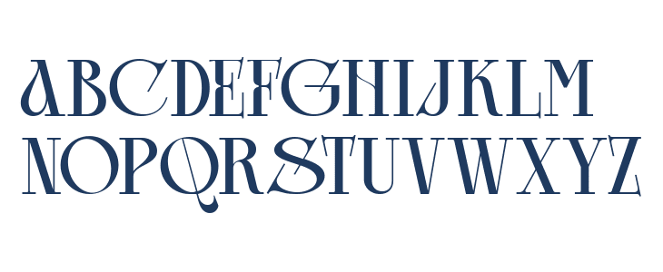 Glamour Avegato DEMO Regular Uppercase