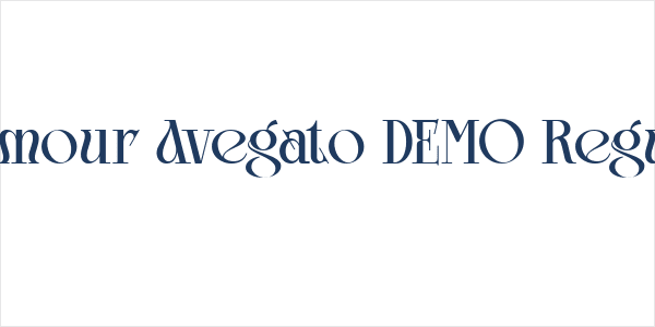 Glamour Avegato DEMO Regular Logo
