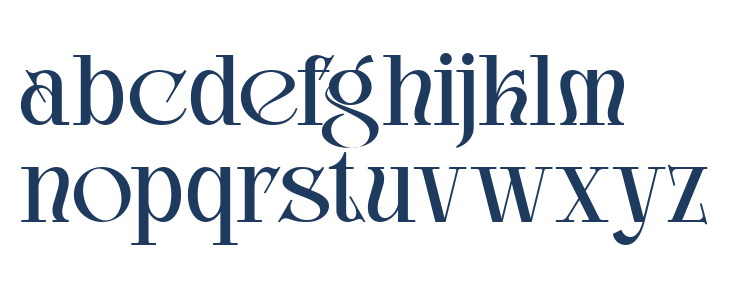 Glamour Avegato DEMO Regular Lowercase