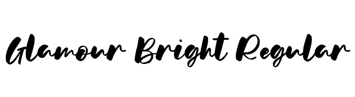 Glamour Bright Regular  font caratteri gratis