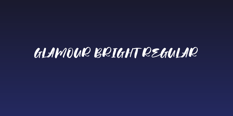 Glamour Bright Regular Social Header