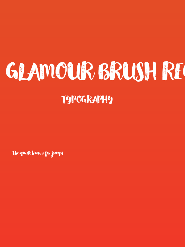 Glamour Brush Regular Poster