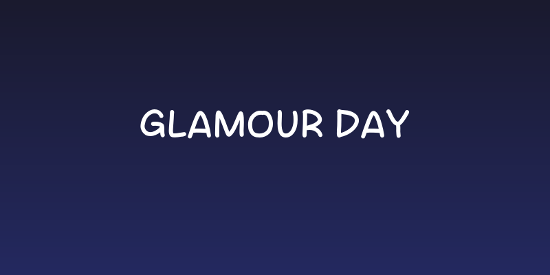 Glamour Day Social Header
