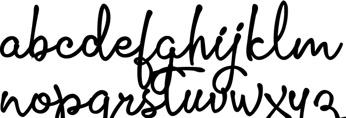 Glamour Girls Personal Use Font LOWERCASE