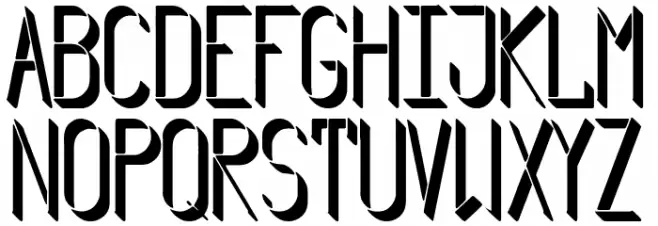 Glamour Streets Schriftart Kleinbuchstaben