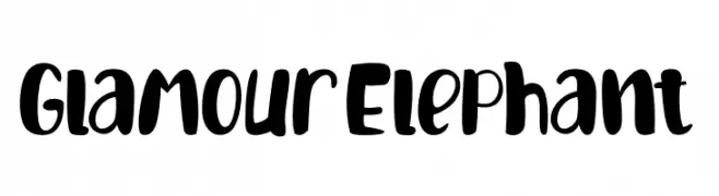 GlamourElephant  Descarca Fonturi Gratis