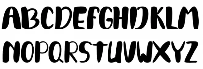 GlamourElephant Schriftart Groß