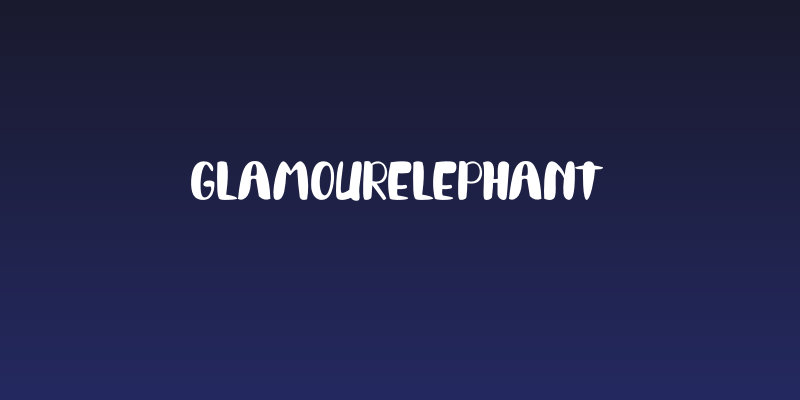 GlamourElephant Social Header