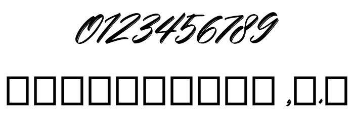 Glamour_Bouquet Font OTHER CHARS