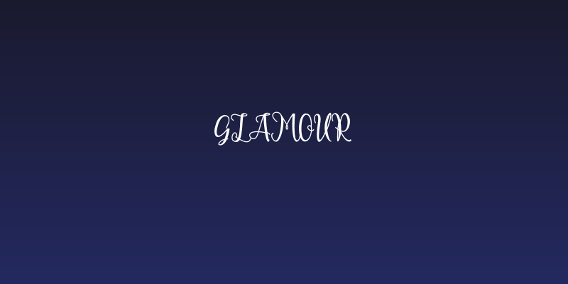 Glamour Social Header