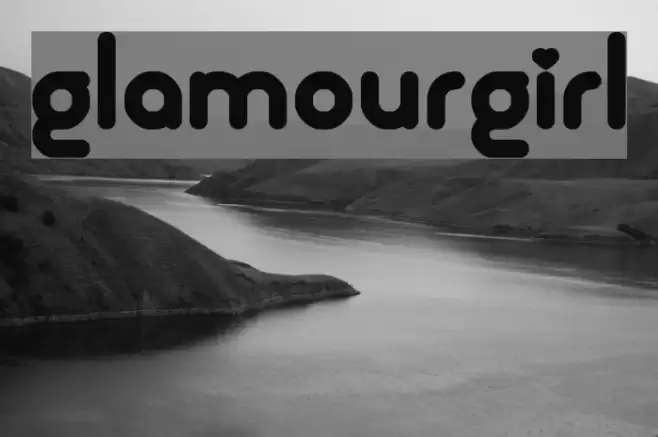 Glamourgirl Font examples
