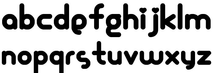 Glamourgirl Font LOWERCASE