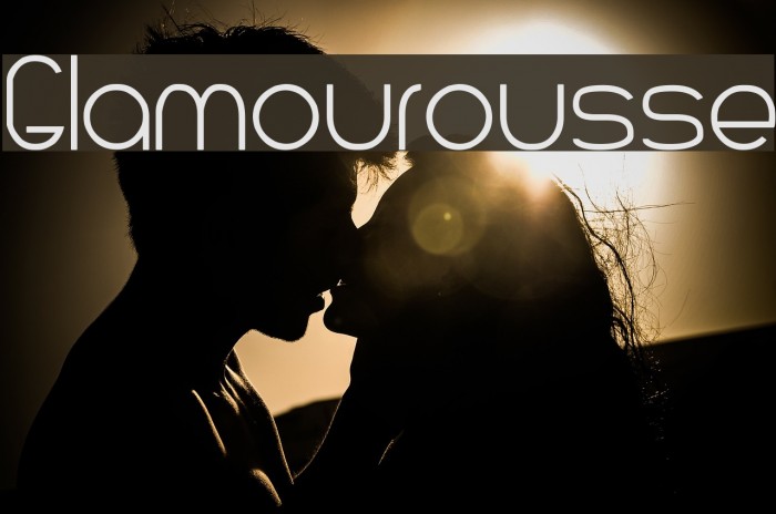 Glamourousse Font examples