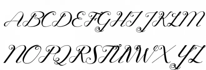 Glamoury Free Шрифта ВЕРХНИЙ