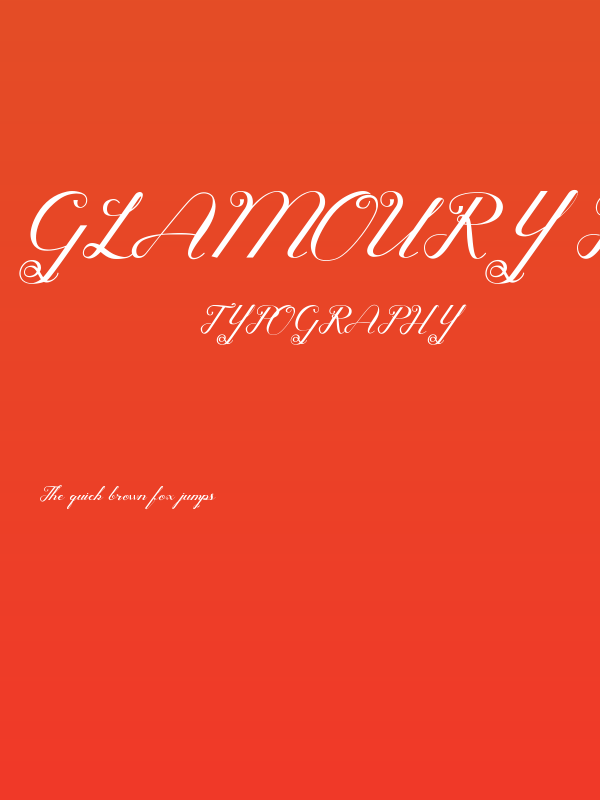 Glamoury Free Poster