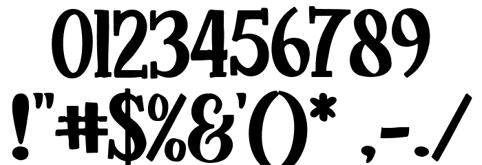 Glamy Sunrise Regular Font Alte caractere