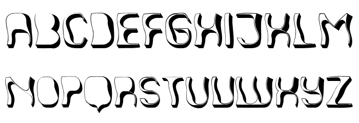 Glance Regular Font LOWERCASE