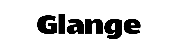 Glange  フリーフォントのダウンロード