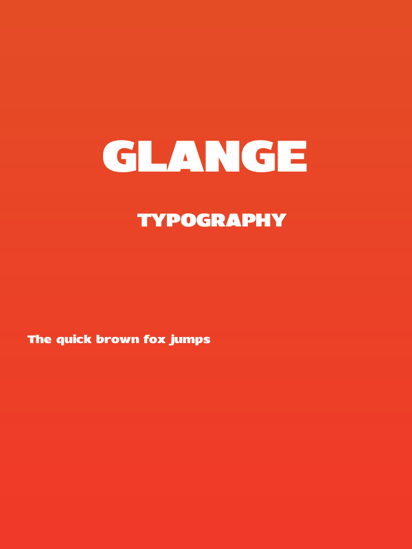 Glange Poster