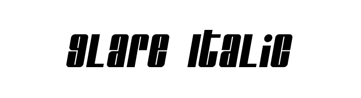 Glare Italic  Descarca Fonturi Gratis