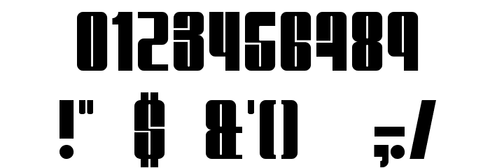 Glare Font OTHER CHARS