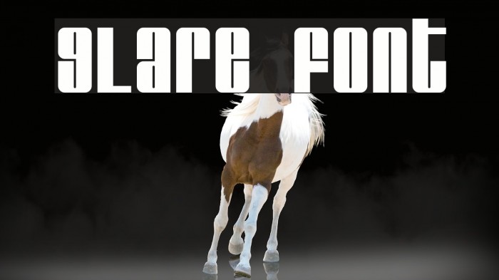 Glare Font examples