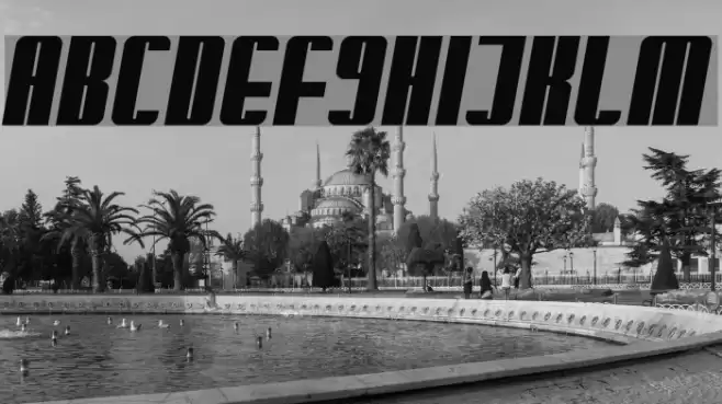 Glaring Italic Шрифта examples