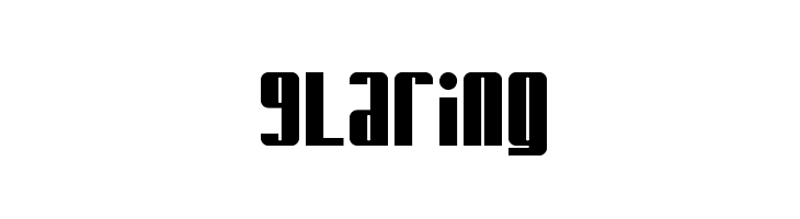 Glaring  Descarca Fonturi Gratis