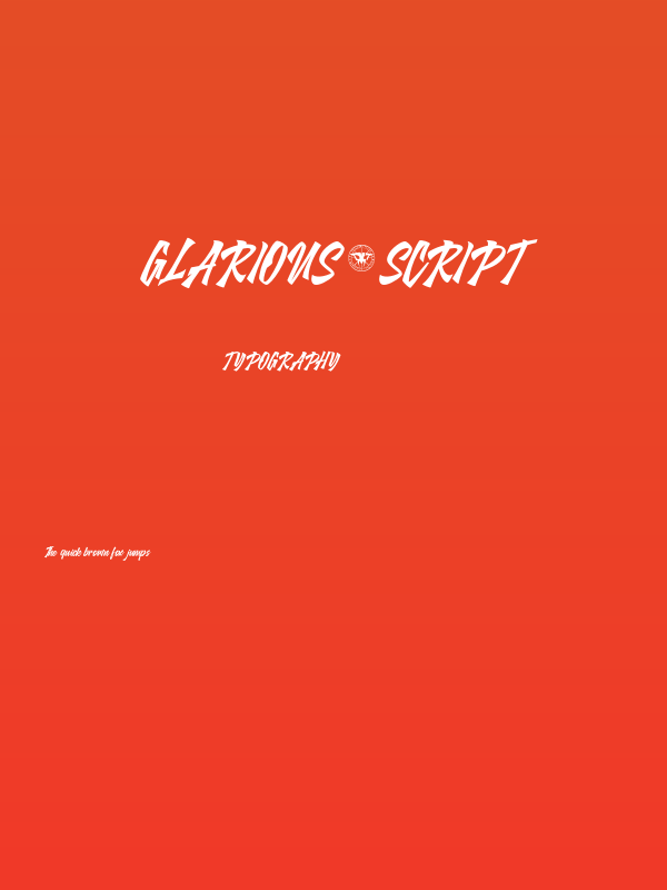 Glarious-Script Poster