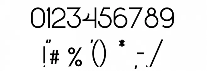 Glasket Medium Font OTHER CHARS
