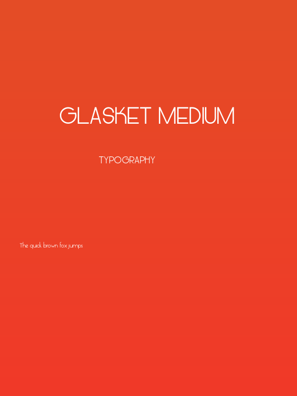Glasket Medium Poster