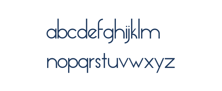 Glasket Medium Lowercase